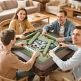 thumbnail image 7 of Albert Racine Famous Painting Mahjong Mat for Table, 31.5*31.5in Anti Slip American Mahjong Table Cloth, Noise Reduction, Neoprene Mah jongg Mat with Carrying Bag & 3 Dices for Board Tile Games Mats, 7 of 7