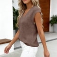 thumbnail image 7 of yillto Women's Sweaters Tank Sleeveless Knitted Tops V Neck Cute Tunic Blouse Lightweight Pullover Sweater, 7 of 7