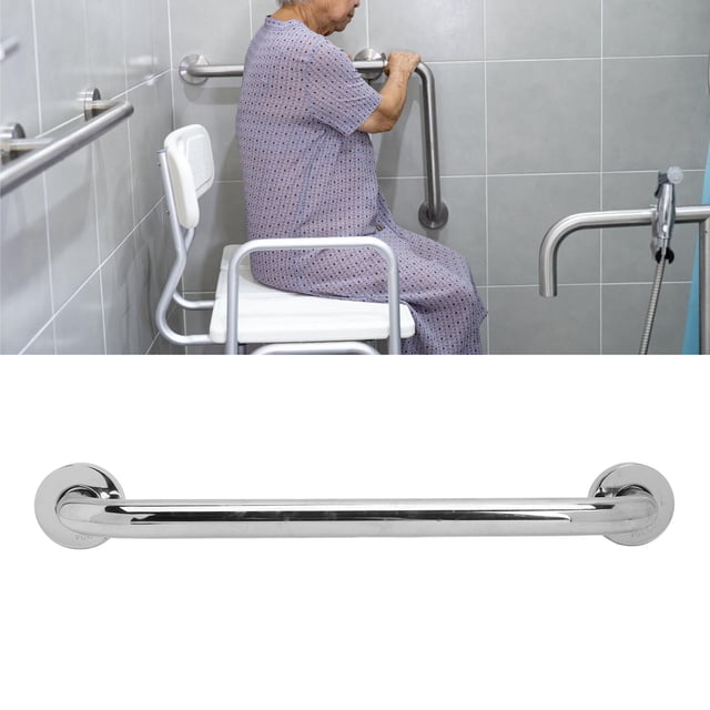 Barra de Agarre para Ducha Instalación de Perforación Pasamanos de Seguridad Tubo Engrosado de 40 cm y 25 cm para Sala de Estar de baño ANGGREK Otros