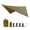 360*290cm camel color, variant on Hammock Rain Fly Waterproof and Lightweight,  Tent Tarp for Camping Backpacking Hiking