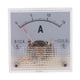 thumbnail image 2 of Paquete de 4 Medidores de Amperios de Panel Analógico de CC Eléctrica Amperímetro 91C4 75mV +/- 2,5 %, 2 of 9