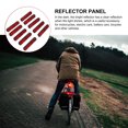 thumbnail image 4 of DRAFIDEEP 10pcs Replaceable Motorcycle Reflector Lamp Red Plastic Driveway Reflector for Safety, 4 of 6