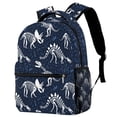 thumbnail image 3 of Gyujnb School Backpack, Large Capacity Stylish Casual Backpack with Unique Dinosaur Print Design for School Travel and Outdoor Activities, Backpack for School, 3 of 3