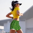 thumbnail image 7 of Lsque Happy St. Patrick's Day Printed Women's Running Shorts with Liner Pockets,Elastic Quick Dry Workout Athletic Gym Yoga Shorts,Womens High Waist Shorts-XX-Large, 7 of 7