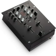 Numark M2 DJ Mixer, 2-Channel with 3-Band EQ, Replaceable Crossfader, USB, Rack Mountable, Mic Input & Record Outputs, Model Number: M2 Black