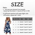thumbnail image 4 of LWavelet Women's Plus Size Midi Dress Short Sleeve V-Neck Wrap Floral Print Casual Flowy Dress Navy XL, 4 of 5