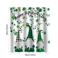 thumbnail image 2 of St Patricks Day Shower Curtain 70x78 Inches Waterproof Bathroom Decor With 12 Hooks No Punch Holes Needed For Bath Tub, 2 of 6