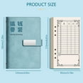 thumbnail image 5 of Refillable Budget Planner with 90 Page Budget Sheet 6 Rings PU Binder Covers1eatherBudget Planner Money Organiser Notebook with 90 Pages Budget Sheet, 5 of 10