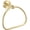 Round Bottom Gold, variant on Matte Black Hand Towel Holder, Bathroom Towel Ring, Bath Hand Towel Hangers Wall Mounted Half Round Modern