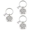 thumbnail image 4 of 3pcs Graduation Gift Keychains Letter Printing Key Holder School Graduation Theme Pendant Stainless Steel Key Rings Craft Ornaments with Packing Gift Box, 4 of 8
