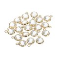 thumbnail image 1 of Unique Bargains Crystal Birthstone Charm, April Pendants Drop Bead Clear, for Jewelry Making, 20 Pack, 1 of 6