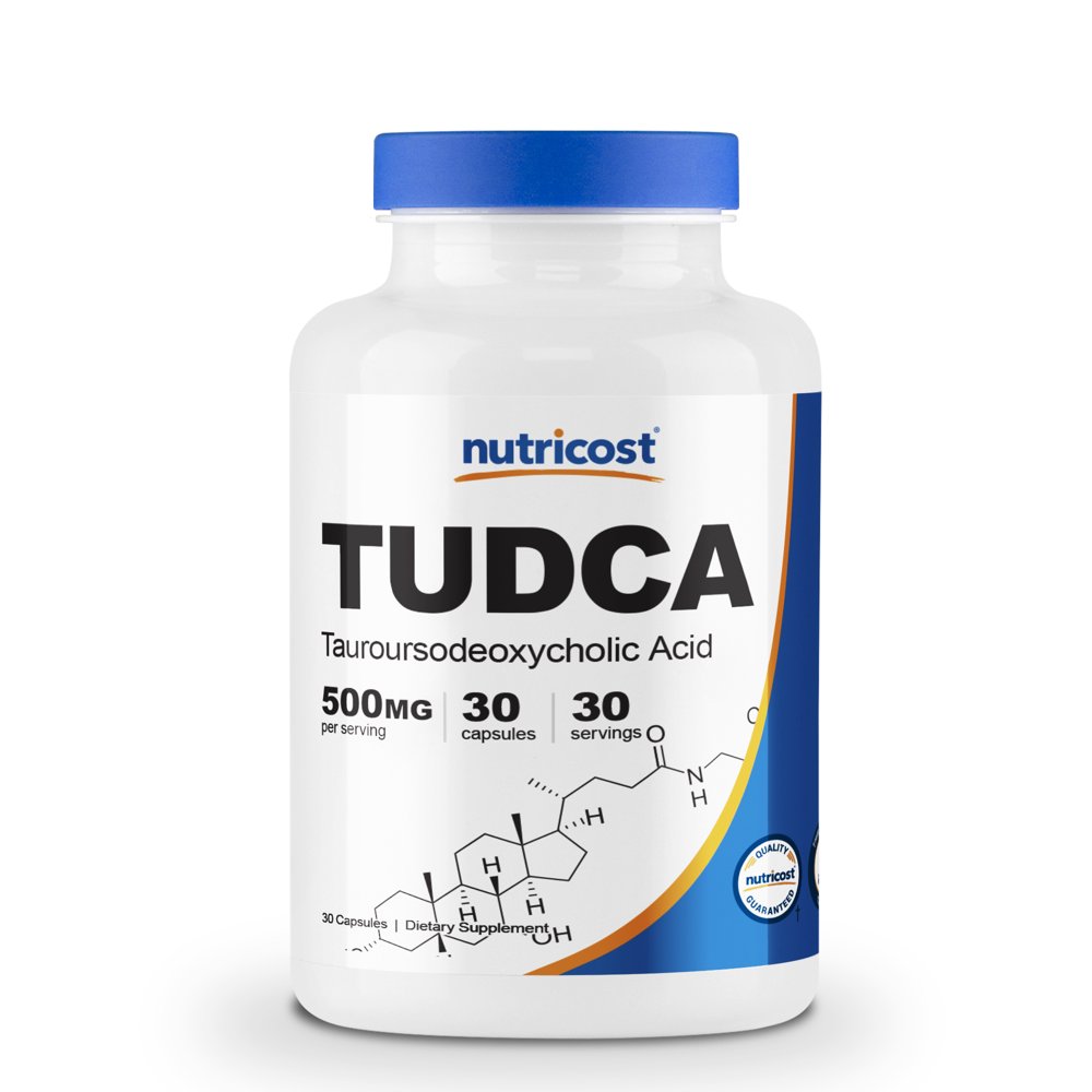 Nutricost Tudca 500mg, 30 Capsules (Tauroursodeoxycholic Acid) Gluten