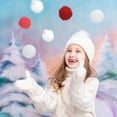 thumbnail image 5 of Fake Snow balls Toys White 2.4 Inch Artificial Snow Plush Balls for Christmas Decoration Indoor Winter Home 12 Pcs, 5 of 6