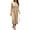 Khaki, variant on Sngxgn Women's Summer Bodycon Casual Midi Sleeveless Hollow Out Knit Side Slit Striped Long Tank Dress(Grey,S)