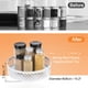 thumbnail image 2 of Organizador giratorio Lazy Susan de Uxcell con altura ajustable para armario de despensa, mesa, blanca, 2 of 7