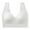 White, variant on 2 Pack Bras for Women Ice Silk Seamless Bandeau Bra Underwear,Black,One Size