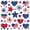 Patriotic 10, variant on Manfei Vintage Dachshund Twin Comforter Sets, American Flag Bedding Set, Black Brown, Colorful Stars Reversible 2pcs, 1 Comforter and 1 Pillowcase