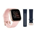 thumbnail image 2 of Fitbit Versa 2 Smartwatch Copper Rose (Petal) with Bonus Bands (Navy), 2 of 14