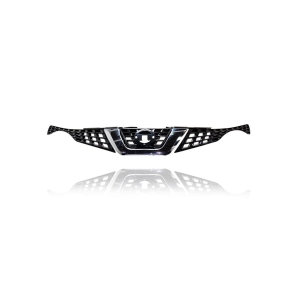 Grille - Compatible/Replacement for '03-07 GMC Sierra/Classic 2500/3500 HD - Dark Gray Frame, Black Insert, With Emblem Provision - 19130794