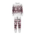 thumbnail image 4 of Lvotionpl 2026 Match Family Christmas Pjs, Matching Christmas Pajamas Long Sleeve Top & Pants Set Matching Holiday Family Pajama Xmas Sets, 4 of 4