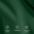 thumbnail image 6 of Bare Home Organic Cotton Jersey Duvet Cover Set with Shams, 2-Piece, Twin/Twin XL, Forest Green, 6 of 10