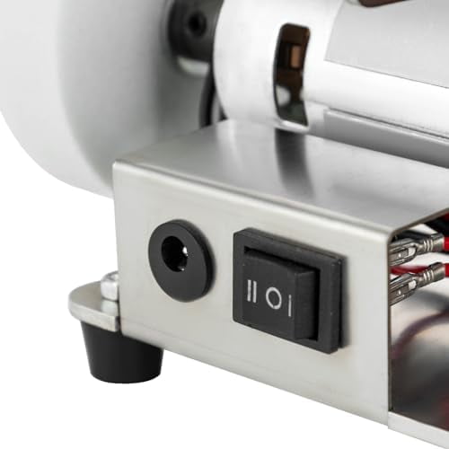 Belt Sander - Electric Bench Grinder Sanding Machine, 7 Adjustable Table Top Grinder Polisher Buffer for DIY Craft Woodworking Stained Glass Jewelry Making