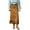 Brown, variant on Wdgfv Women's Fringe Trim Suede Skirt High Waisted Pencil Dressy Fall Winter Midi Long Skirt