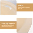 thumbnail image 3 of SILENRADAWN Bassin Rond Sans Squat Beige PP 1Pcs pour Personnes Âgées, 3 of 8