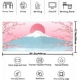thumbnail image 2 of Aesthetic Japanese Cherry Blossom Desk Mat Cute Pastel Blue Color XL Sakura Gaming Mouse Pad Anime Mousepad for Women Desk Office Girl Gamer Cherry Blossoms Mouse Pads Fun Desktop Mat 31.5x11.8 in, 2 of 6