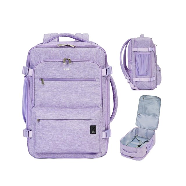Mochila WANDF Travel de 32 litros para Spirit Airlines con bolsillo húmedo