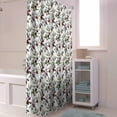 thumbnail image 6 of Shower Curtains Fresh Fruit Bath Curtain Green Leaves Plant Waterproof Bathroom Shower Curtain Set with Hooks Decoration 72 x 72 Inches, 6 of 7
