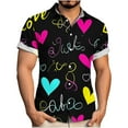 thumbnail image 2 of Betivan Mens 80s Golf Shirt Dry Fit Performance Short Sleeve Print Shirts Funny 90s Golf Shirts for Men, 2 of 6