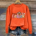 thumbnail image 4 of EGNMCR Easter T-Shirt Imprimé T-Shirts Graphiques pour Femmes Chemises pour Femmes T-Shirt à Col Rond pour Femmes Haut à Manches Longues Imprimé Easter Chandails pour Femmes T-Shirts pour Femmes, 4 of 5