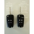 thumbnail image 2 of (Pack of 2) Jiffy Locksmith® 5-Button Flip Key Fob – FCC ID OHT01060512, 2 of 3
