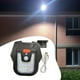 thumbnail image 1 of Luz solar para exteriores, luces de pared alimentadas por energía solar, montaje automático con abrazadera y 3 Luz cálida y blanca, 1 of 8