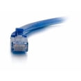 thumbnail image 4 of C2G 6in Cat6a Snagless Unshielded (UTP) Network Patch Ethernet Cable-Blue - Category 6a for Network Device - RJ-45 Male - RJ-45 Male - Shielded - 10GBase-T - 6in - Blue, 4 of 4