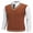 Caramel, variant on Men's Striped Cable Knit Sweater Vest Sleeveless V Neck Pullover Uniform Sweater