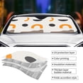 thumbnail image 6 of XMXY Car Sun Shade Windshield, Bohemian Minimalism Automotive Front Window Sun Visor for Cars SUV Trucks, Small Size, 6 of 8