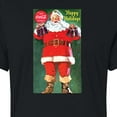thumbnail image 3 of Coca-Cola - Vintage Santa With Coke Bottles - Juniors Cropped Short Sleeve Graphic T-Shirt, 3 of 5