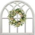 thumbnail image 6 of Sintosin White Wood Arch Window Frame Decorative Wall Hanging 32", 6 of 10
