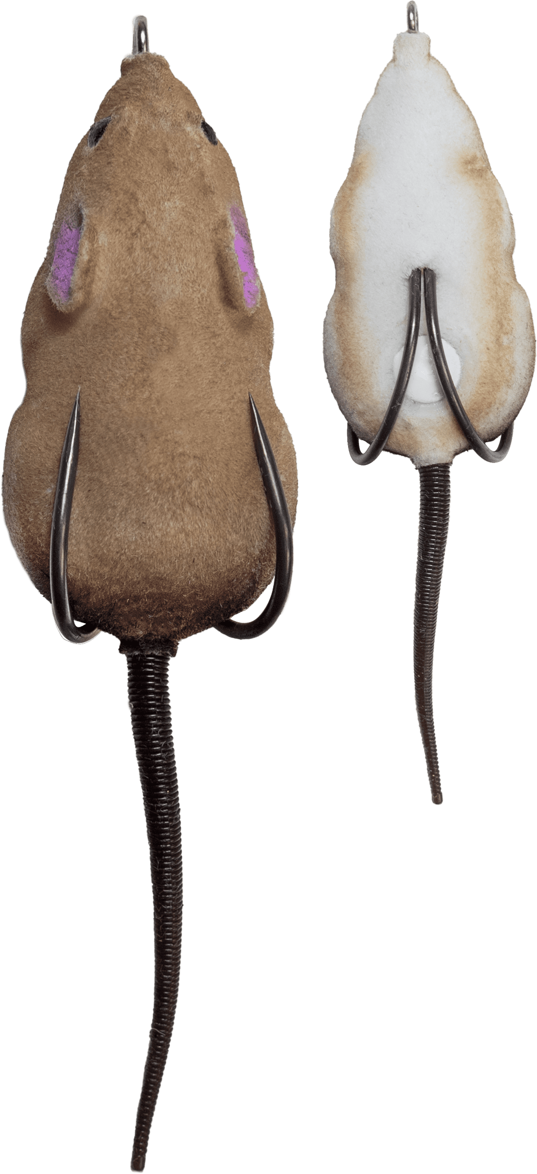 Lunkerhunt Furenzy Mouse Topwater Fishing Bait, 2.5 inch, Brown