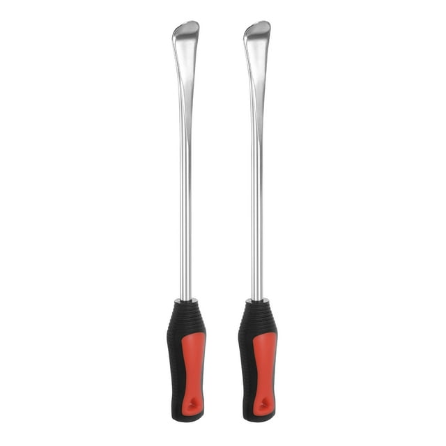 Unique Bargains 2pcs Tire Spoon Lever 15 Inch Car Bike Tire Changing Spoons with Non-slip Handle