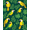 Yellow, Pattern 3, variant on ODIKA 4' x 6' Machine Washable Non-Slip Area Rug, Tropical Parrot High Traffic Rug, Yellow, 312754