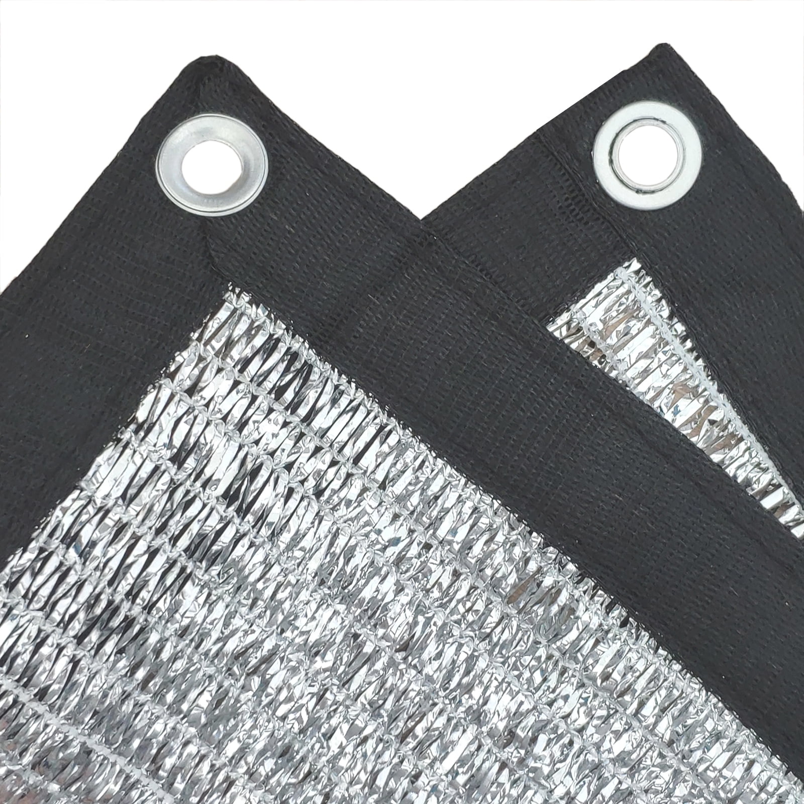 70 Reflective Shade Cloth Mesh with Grommets, Sun Block