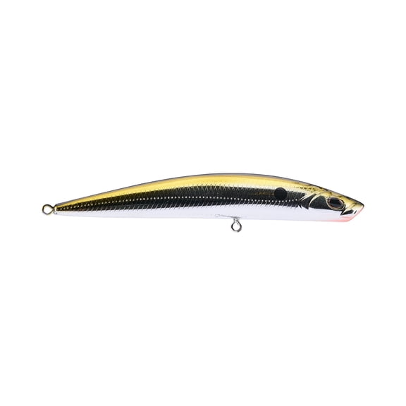 Berkley Finisher, 3.5 in, Glide Baits, Gold Chrome (1 Count)