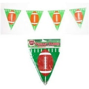 PMU Football Decorations - Game Day Giant Pennant Banner 23in x 144in Sports Theme Party Accessories Indoor/Outdoor Decoration (1/pkg) Pkg/1