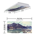 thumbnail image 2 of Octo Lights - Fluorescent Light Covers - 2x4 Flexible Ceiling Light Filters - For Classrooms and Offices - Landscape 002, 2 of 7