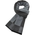 thumbnail image 1 of LinYooLi Classic Plaid Scarf for Men Warm Cashmere Feel Soft Long Scarves Retro Fashion Checked Shawl Wraps Winter Fall, 1 of 2