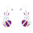thumbnail image 4 of Bonitos pendientes de Pascua, pendientes colgantes de gota de animales, ligeros para fiestas de niñas Sunnimix  Pendientes colgantes, 4 of 8