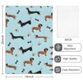 thumbnail image 2 of 6 Pcs Funny Kitchen Towels,Dachshund Footprint Bone Microfiber Dish Towels,Kitchen Tea Towels,Kitchen Towel Set (18" X 26"), 2 of 7